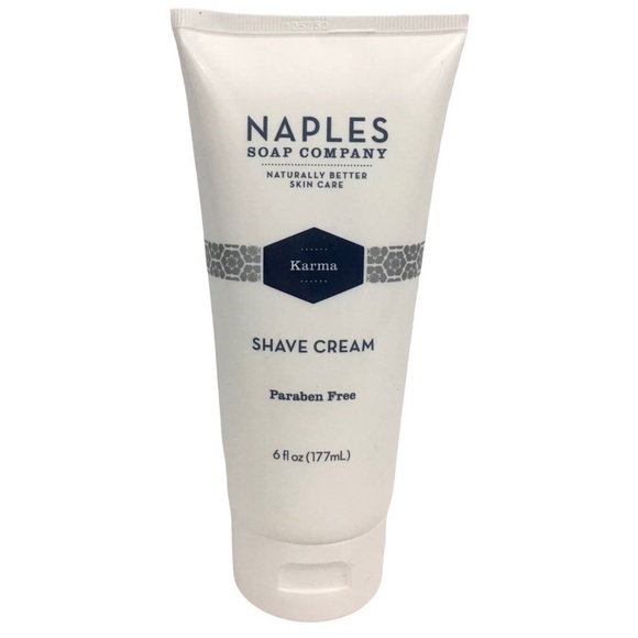 Naples Soap Company Shave Cream “Karma” Paraben Free 6oz Vegan Citrus SEALED - Picture 2 of 12
